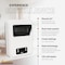 Dr Infrared Heater White 1500W Wall Hung or Wall Mount Electric Space Heater Dual System w/WiFi and RC DR-908W - alternate 8